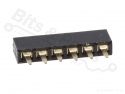 Header pin socket female 1x6 pins
